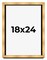 Shadow Box 1.5" Depth Gold Picture Frame - UV Acrylic, Backing, Hanging Hardware
